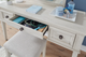 Signature Design by Ashley® Robbinsdale Antique White Mirrored Vanity with Bench-3