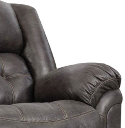 HomeStretch Frontier Charcoal Manual Rocker Recliner-129-91-14-1