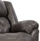 HomeStretch Frontier Charcoal Manual Rocker Recliner-129-91-14-1
