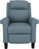 Best® Home Furnishings Customizable Prima Leather Power Tilt Headrest High Leg Recliner with Espresso Legs-1