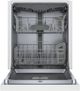 Bosch® 300 Series 24" White Front Control Built-In Dishwasher-1
