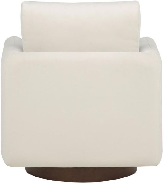 Coaster® Iris Ivory Upholstered Swivel Accent Chair-4
