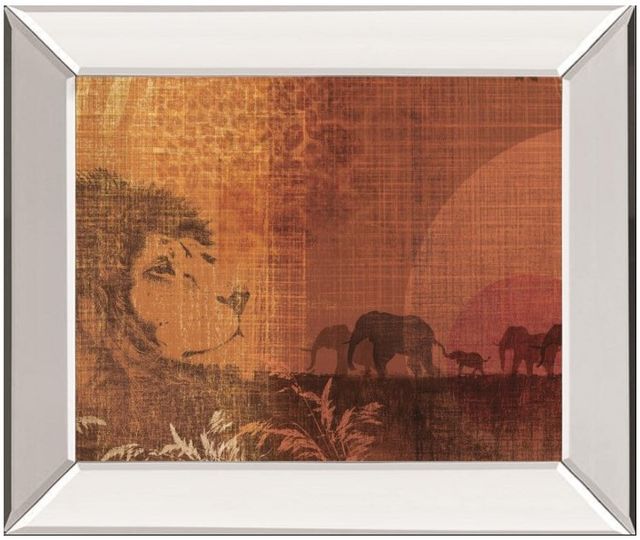 Classy Living Venter, T. Safari Sunset II Wall Art-0