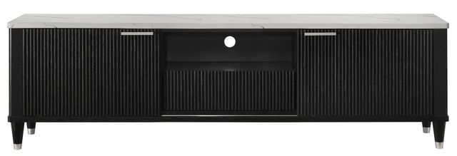 Crown Mark Britany Black/White TV Stand-3