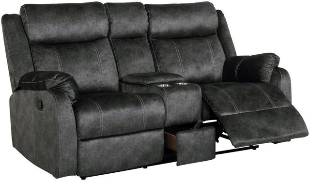 Global Furniture USA U7303 Domino Granite Manual Reclining Loveseat-0