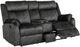 Global Furniture USA U7303 Domino Granite Manual Reclining Loveseat-0