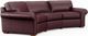 Flexsteel® Vail Dark Red Conversation Sofa-0