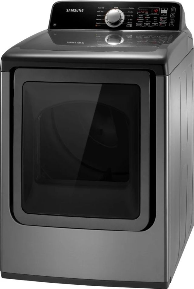 Samsung 7.3 Cu. Ft. Stainless Platinum Electric Dryer-3