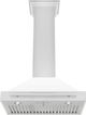 ZLINE 30" White Matte Wall Mounted Range Hood-3