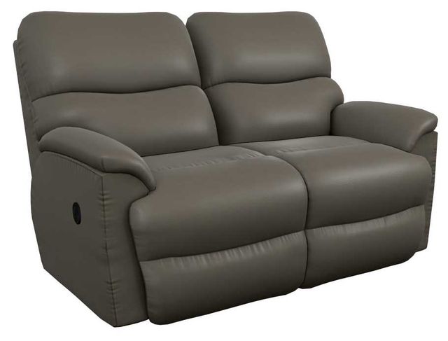 La-Z-Boy® Trouper Tar Manual Reclining Loveseat-0