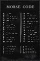 Stylecraft Morse Code Black Wall Art-1