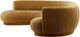 Dovetail Furniture Lake 2-Piece Ochre Left-Arm Facing Chaise Sectional Set-1