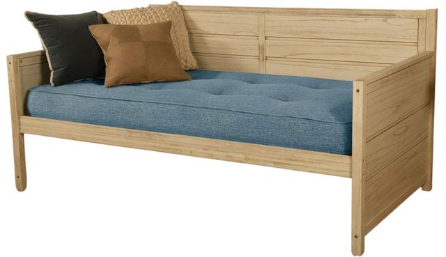 Kodiak Furniture Linen Aqua 8" Coil Hinged Innerspring Twin Mattress -1