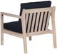 Linon Svana 2-Piece Navy/White Wash Fabric/Wood Outdoor Side Chair Set-5