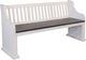Sunny Designs™ Carriage House European Cottage Bench With Back-0