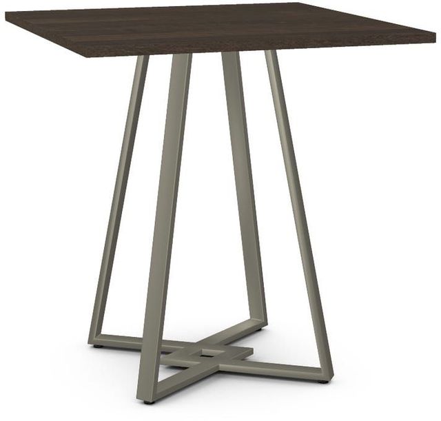 Amisco Customizable Dirk Birch Veneer Square Counter Height Table with 36" Tabletop-0
