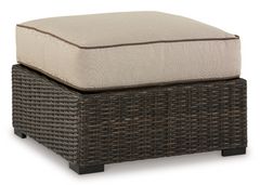 Signature Design by Ashley® Coastline Bay Outdoor Ottoman with Cushion
