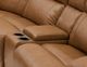 Steve Silver Co. Gatlin 6-Piece Butterscotch Leather L-Shape Dual-Power Zero-Gravity Reclining Sectional-4