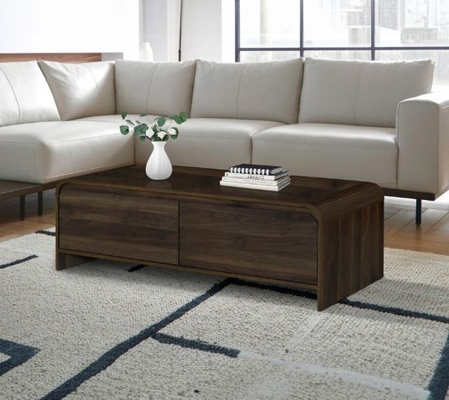 New Classic® Home Furnishings Mara Walnut Cocktail Table-1
