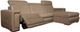 Fornirama 4620 3-Piece Light Brown Reclining Sectional with Adjustable Headrest Set-0