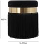 TOV Furniture Melody Black Ottoman-2