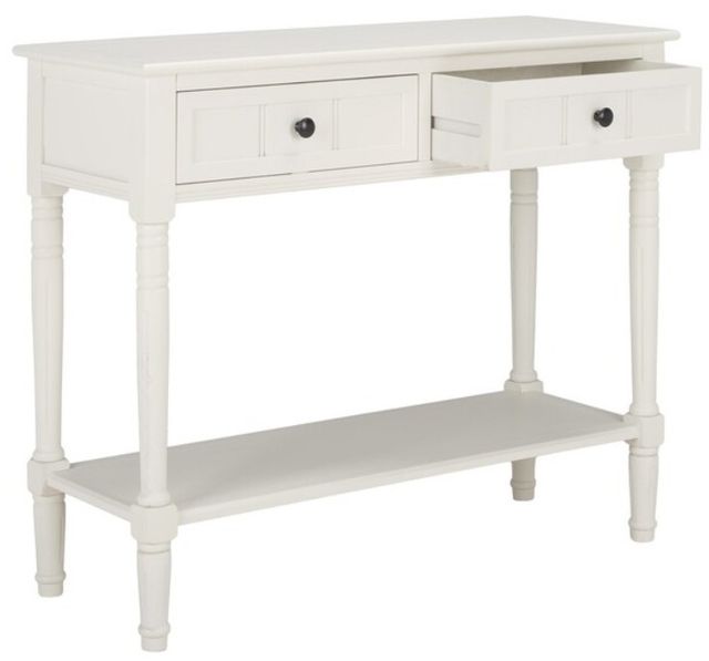 Safavieh Samantha Distressed Cream Console Table-0