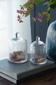 A & B Home Clear 4" Lidded Cake Plate-4
