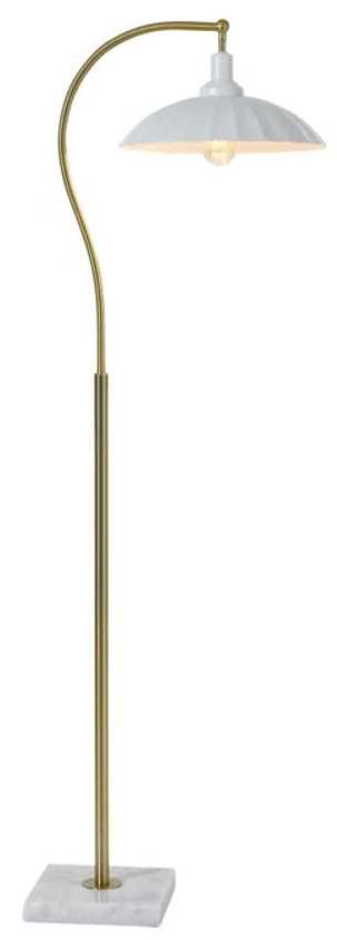 Stylecraft Penelope Brass Floor Lamp-1