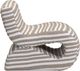 TOV Furniture Senna Taupe Stripes Accent Chair-4