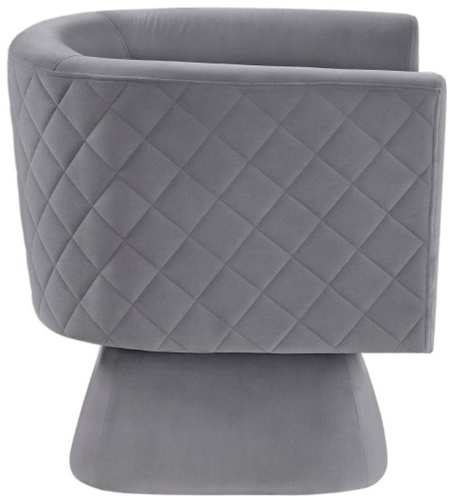 Homelegance® Candace Gray Swivel Chair-3