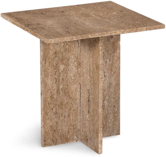 Meridian Furniture Verona Travertine End Table-0