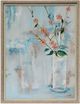 Crestview Collection Pretty In Pink Aged Wood/Coral/Light Blue Wall Art -0