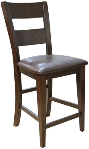 American Wholesale Furniture Hardy Dark Cherry Pub Dining Side Chair-0