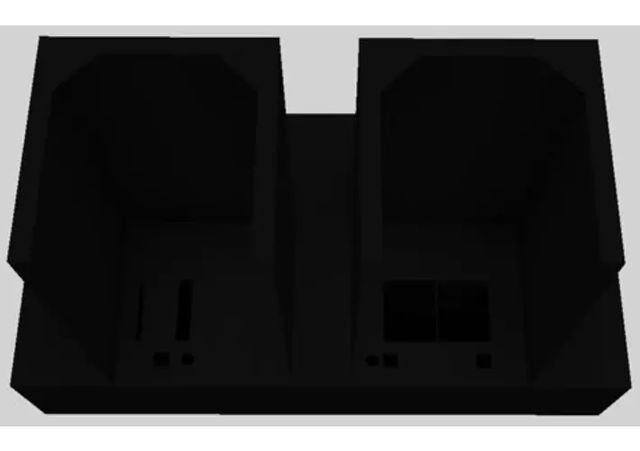 Vent-A-Hood® 42" Black Contemporary Wall Mounted Range Hood-1