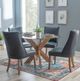 Powell® Auden 5-Piece Navy/Natural Dining Set-5