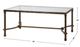 Uttermost® Warring Glass Top Coffee Table with Rustic Bronze Frame-2
