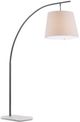 Currey & Company Cloister Oil Rubbed Bronze/White Large Floor Lamp-1