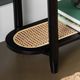 Crestview Collection Port Royal Natural Console Table with Black Base-4