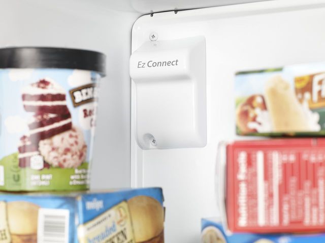 Whirlpool® 33 in. 21.3 Cu. Ft. Monochromatic Stainless Steel Top Freezer Refrigerator-8