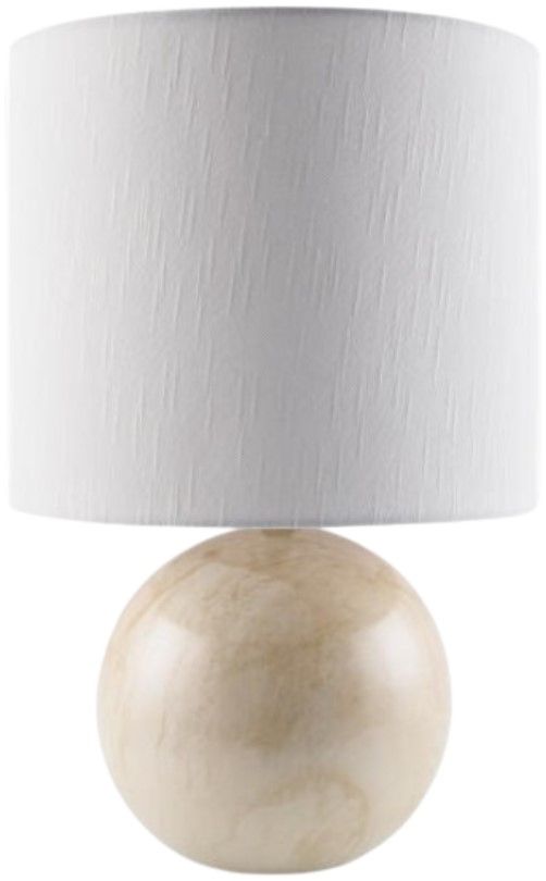 Surya Vogel Marbled White Table Lamp-0