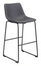 Zuo Modern Smart Charcoal Bar Chair-0