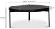 Moe's Home Collection Mendez Black Concrete Outdoor Coffee Table with Black Metal Legs-4