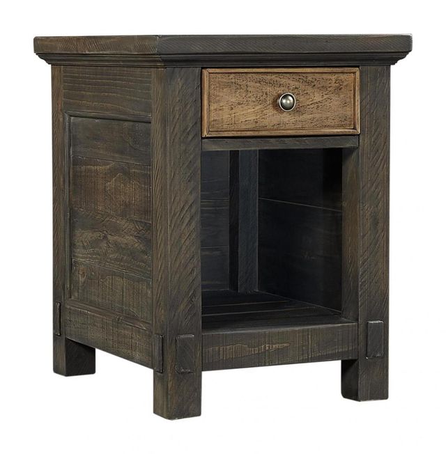 aspenhome® Suffolk Sandstone Chairside Table-0