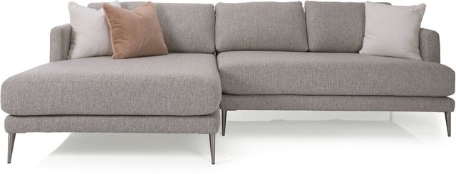 Decor-Rest® Furniture LTD 2089 2-Piece Left-Arm Facing Sectional and Chaise-1