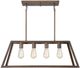 YHD Skyline Ridge Oil Rubbed Bronze 4-Light Chandelier-2