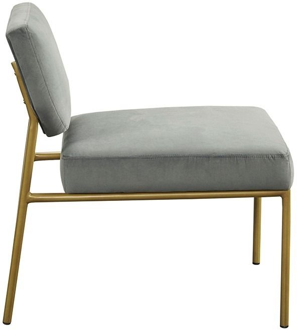 Olliix by INK+IVY Roxie Gray Slipper Chair-2