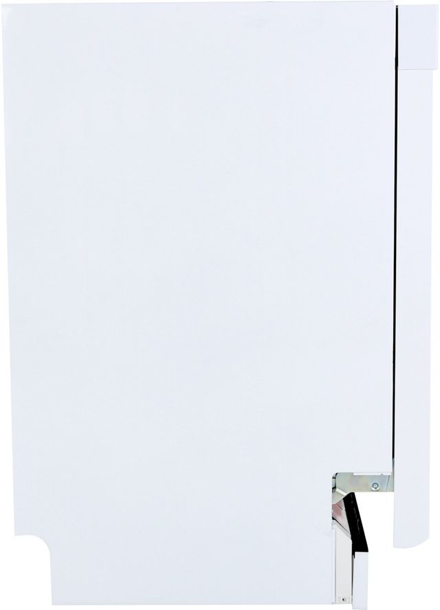 Avanti® 18" White Front Control Built In Dishwasher-2