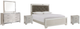Signature Design by Ashley® Lonnix 5-Piece Silver Queen Panel Bed Set-0
