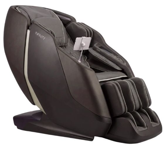 Infinity® Massage Chairs Sensation 4D DualFlex Dark Brown/Dark Gray Massage Chair-0