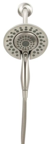 Delta Universal Showering In2ition® Lumicoat® Stainless 5-Setting 2-in-1 Shower-1